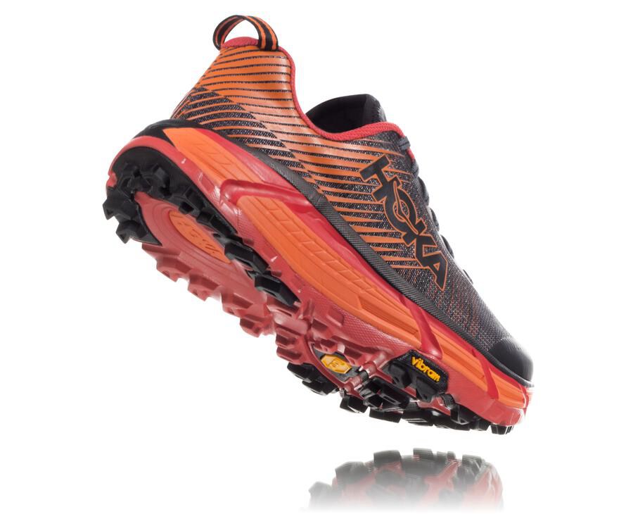 Chaussure Trail Hoka One One Evo Mafate 2 Homme - Noir/Rouge - TVS-650729